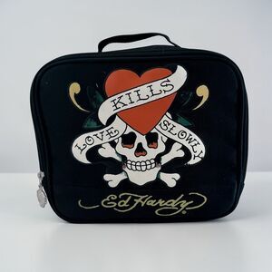 Ed Hardy Christian Audigier Y2K Love Kills Insulated Lunchbox